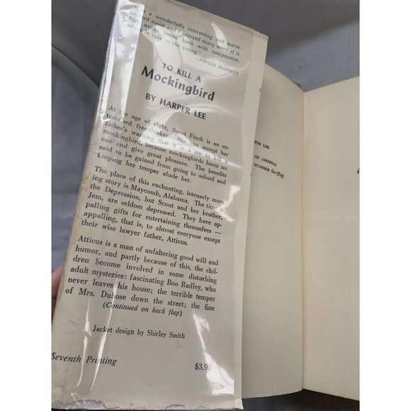 Harper Lee To Kill a Mockingbird First Edition 9th Printing 1960 marked ‘W’   DJ - Picture 4 of 14